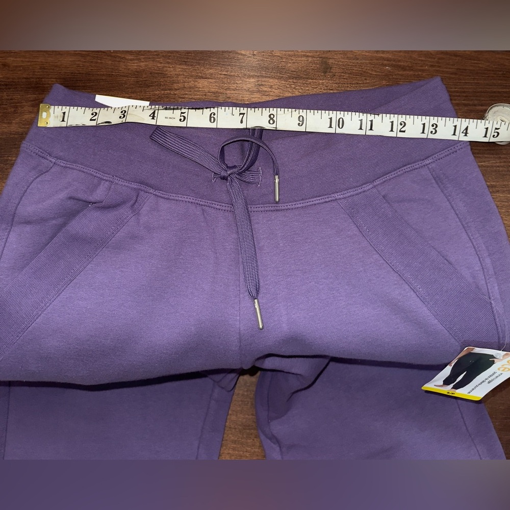 Lole Purple Joggers Drawstring waist, comfy, relaxed fit, loungewear Size Small - Picture 5 of 8